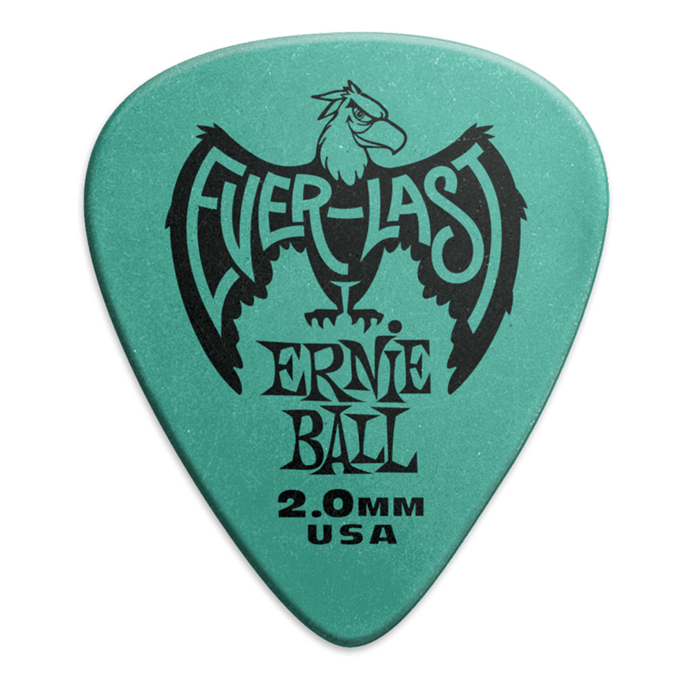 ERNIE BALL P09196 Evarlast  Yeşil/Mavi 2.0 mm 12'li Paket Pena
